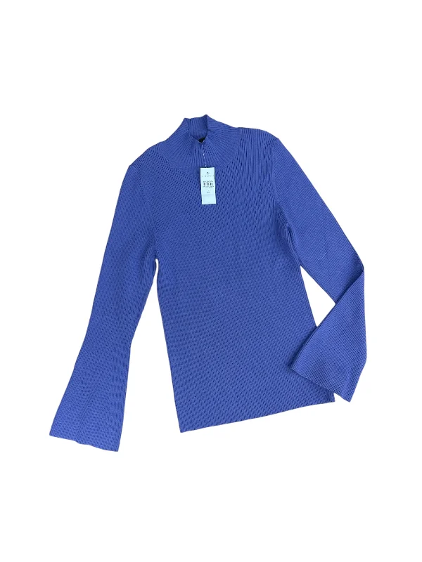 women's tops for those who want to invest in timeless piecesTop Long Sleeve By Loft In Blue, Size: Petite L