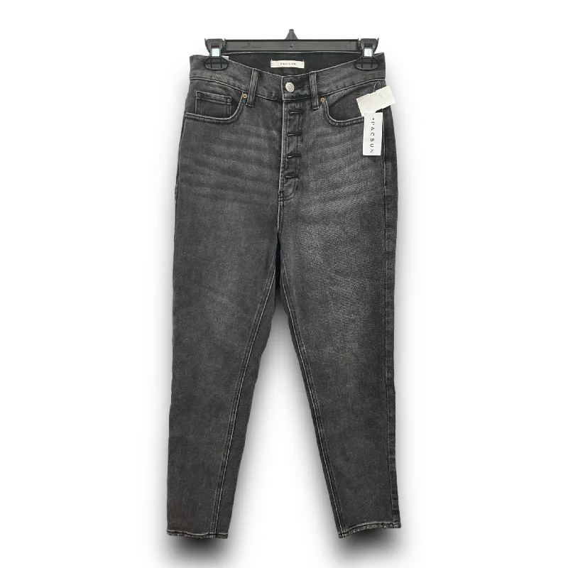 women's denim jeans for a cozy dayBlack Jeans Straight Pacsun, Size 2