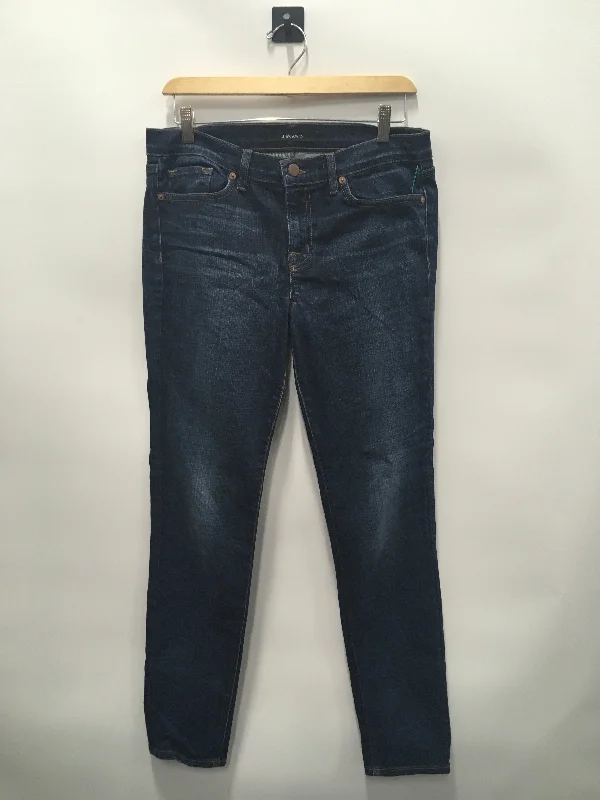 women's denim jeans for a glamorous eveningBlue Denim Jeans Skinny J Brand, Size 8