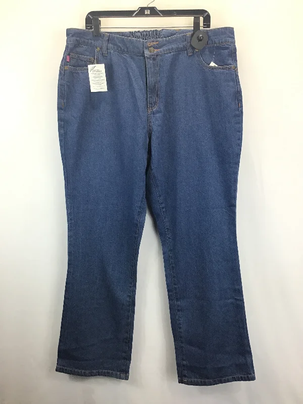 women's denim jeans for springBlue Jeans Straight Woman Within, Size 18w