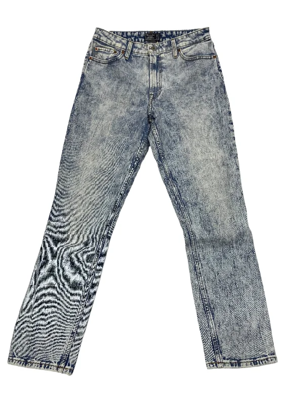 women's denim jeans with functional pocketsBlue Denim Jeans Straight Abercrombie And Fitch, Size 29