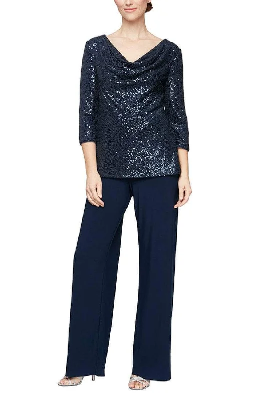 Statement DressAlex Evenings - Cowl Pantsuit 8196808