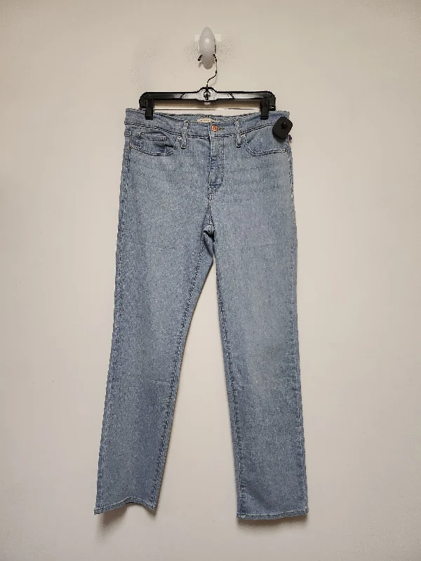 women's denim jeans for a comfortable fitBlue Denim Jeans Straight Levis, Size 8