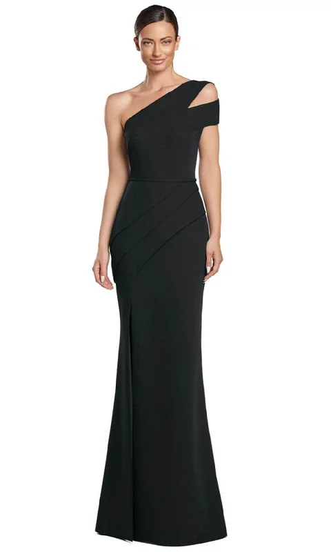 women's unique dressesAlexander by Daymor 2058F24 -One-Shoulder Asymmetrical Neck Evening Gown