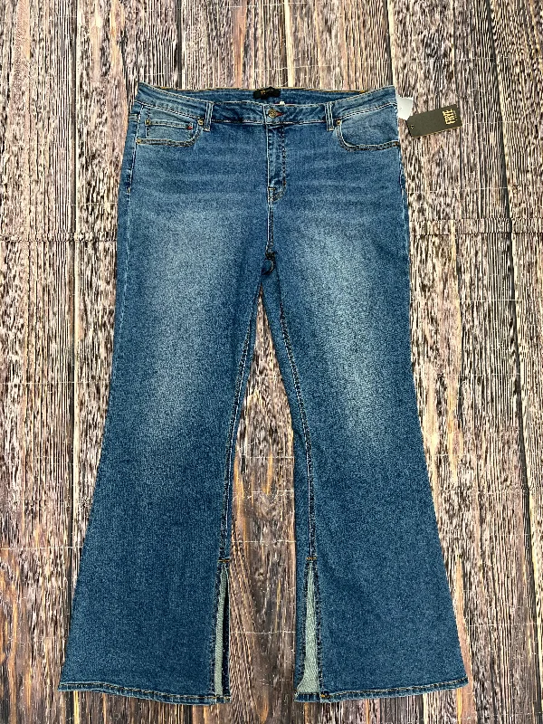 women's dark denim jeansBlue Denim Jeans Boot Cut Frye, Size 20