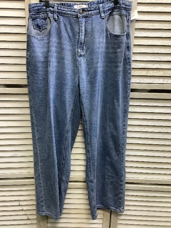 women's acid-washed denim jeansBlue Denim Jeans Straight Clothes Mentor, Size Xl