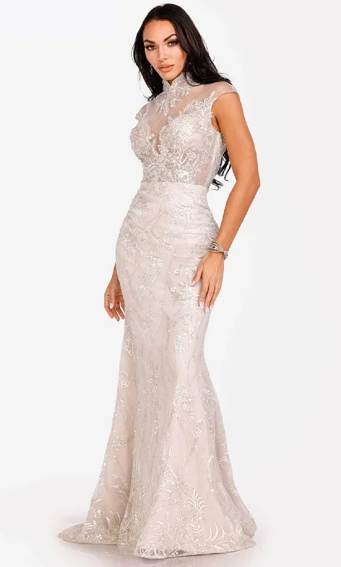 women's affordable dressesTerani Couture 231E0257 - Embroidered Evening Gown