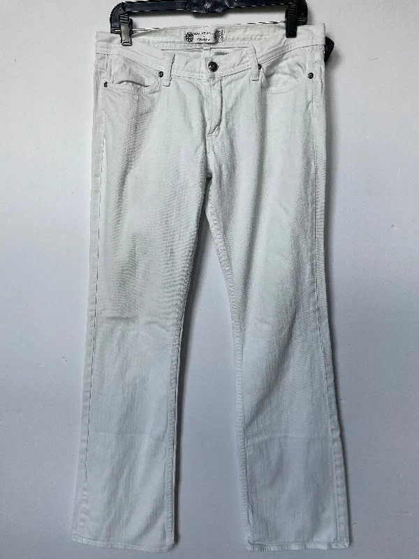 women's denim jeans for travelWhite Jeans Boot Cut Habitual, Size 12