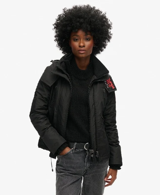 women's coats for snowboardingHood Mtn Windbreaker Jkt | Black