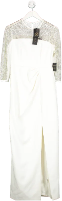 Button-Down DressPhase Eight Ivory Belle Emb Maxi Dress UK Size 10