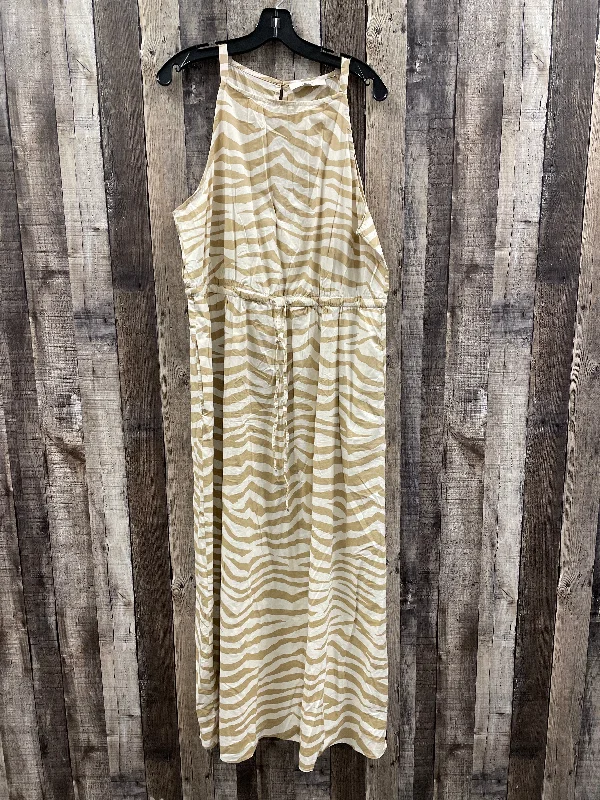 women's prom dressesDress Casual Maxi By Loft In Zebra Print, Size: Xl