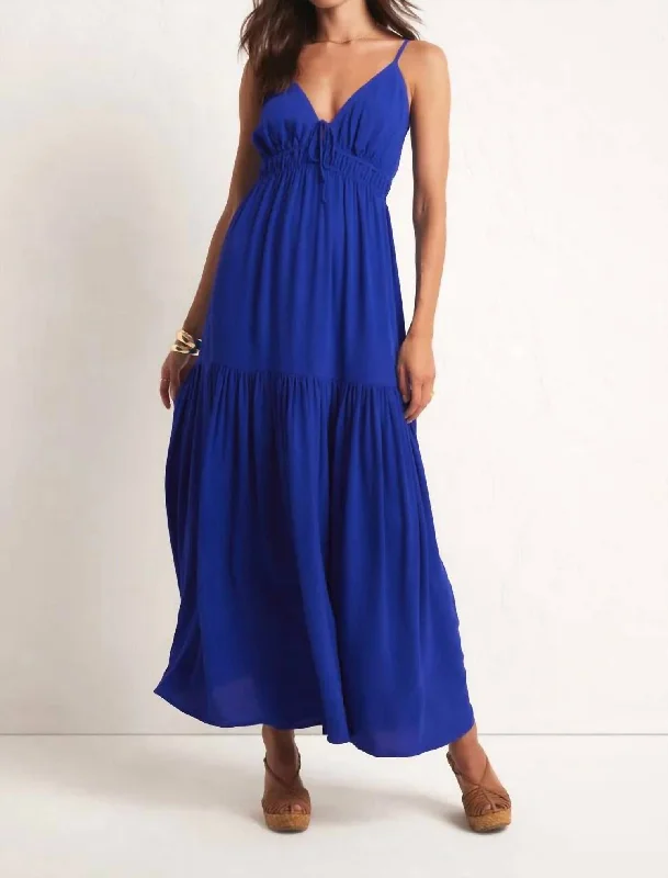 Lace DressLisbon Maxi Dress In Palace Blue