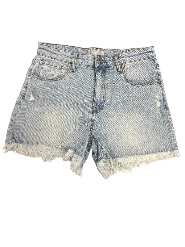 women's solid-color shortsShorts By Kut In Blue Denim, Size: 4