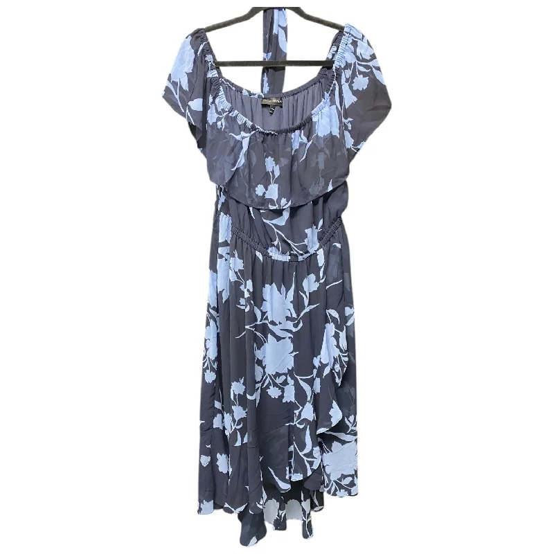 women's trendy dressesDress Casual Maxi By Lane Bryant In Blue, Size: 16