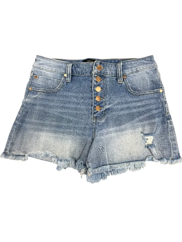 women's dressy denim shortsShorts By Liverpool In Blue Denim, Size: 6