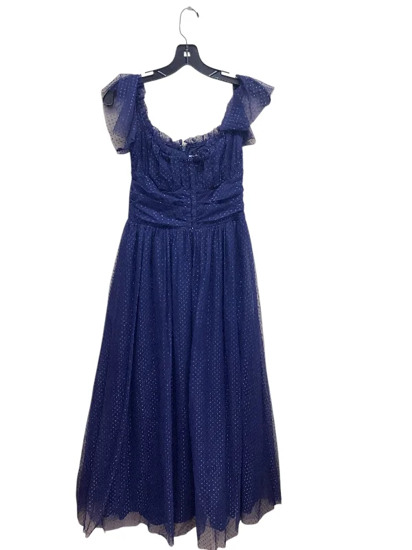 Cold-Shoulder DressDress Casual Maxi By Lulus In Blue, Size: M