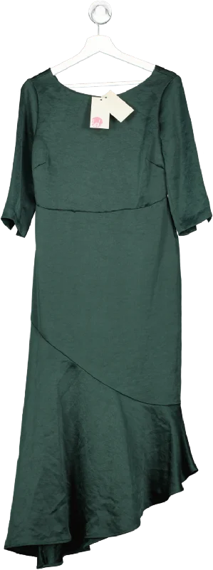 women's formal dressesBODEN Rebecca Satin Maxi Dress, Chatsworth Green BNWT UK 8