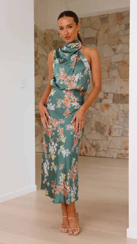 Prom DressEsther Maxi Dress - Green Floral