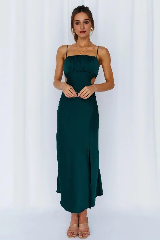 Skater DressDaytime Affair Midi Dress Forest Green