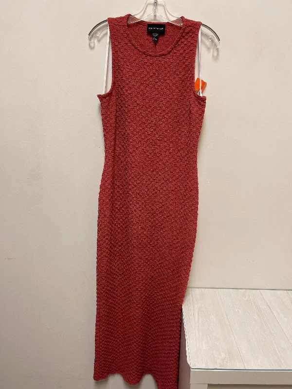 Elegant DressDress Casual Maxi By Donna Morgan In Coral, Size: L