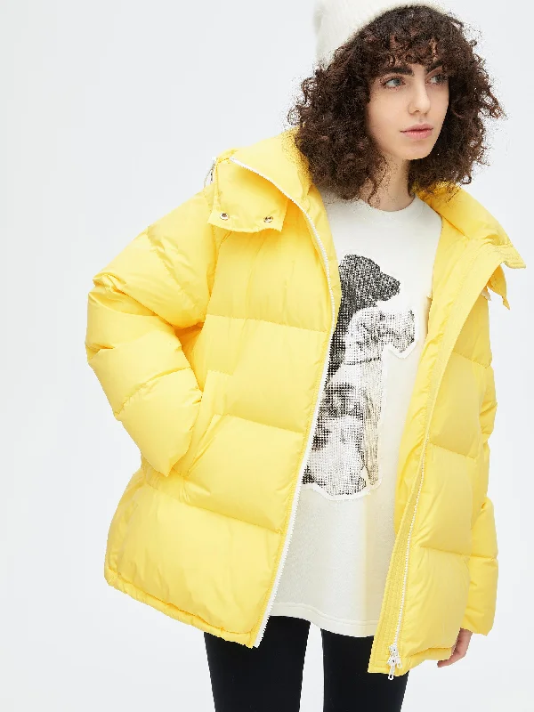 women's coats for glamorous eveningsSunny Lemon Down