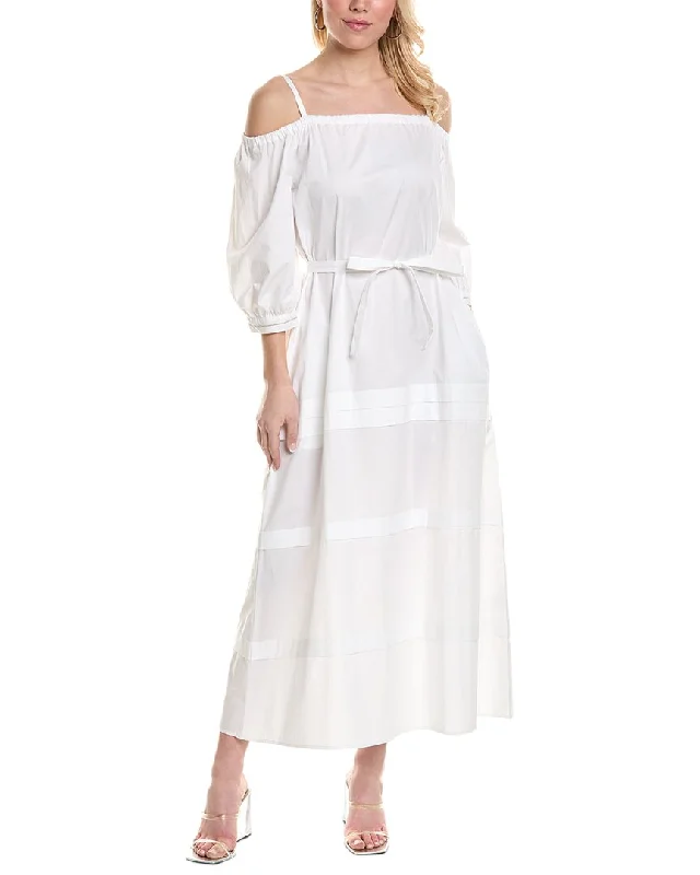 Backless DressPeserico Off-The-Shoulder Maxi Dress