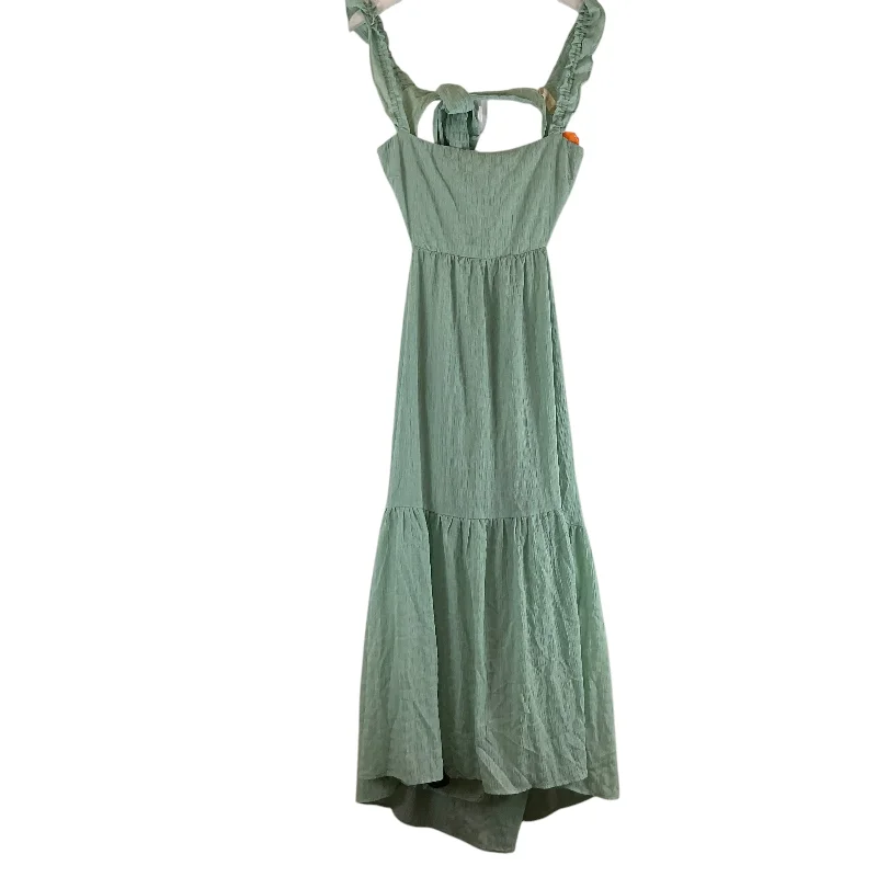 Polka-Dot DressDress Casual Maxi By Altard State In Green, Size: L