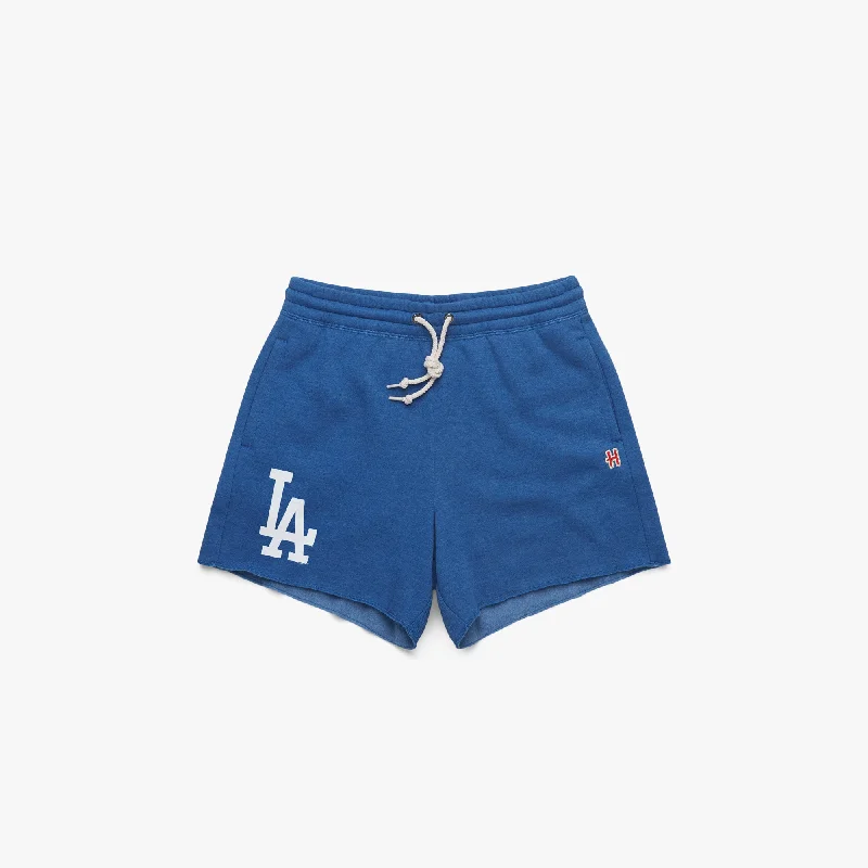 women's casual shortsWomen's Los Angeles Dodgers Cap Logo '12 Sweat Shorts