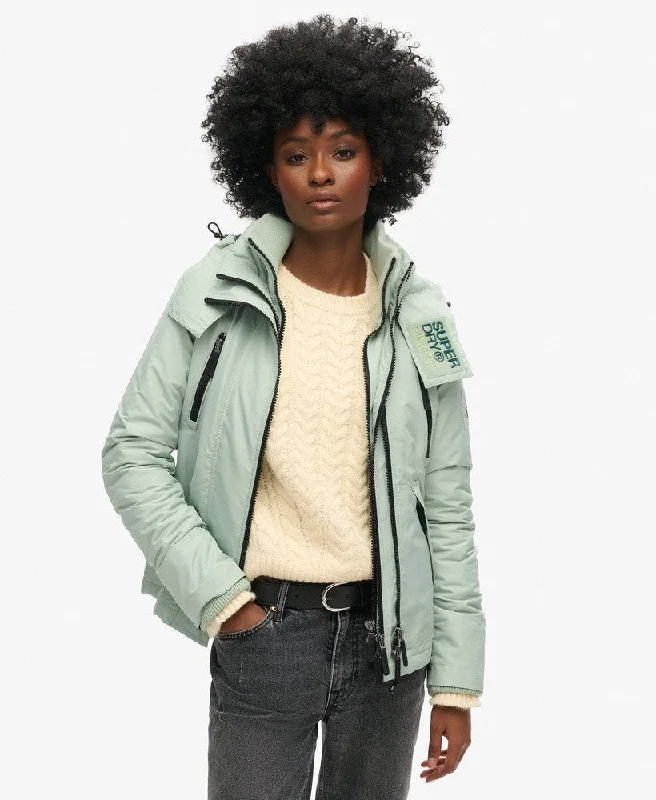 plus-size women's coatsHood Mtn Windbreaker Jkt | Sea Green