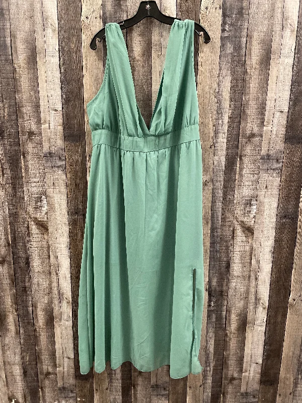 women's pastel dressesDress Casual Maxi By Shein In Green, Size: 2x