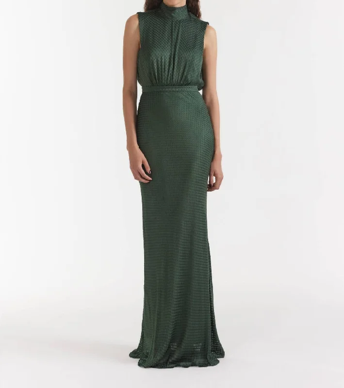 women's boho dressesFleur Maxi Dress In Emerald