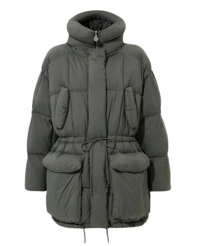 women's coats for everyday wear and tearQuilted Parka Soft Khaki