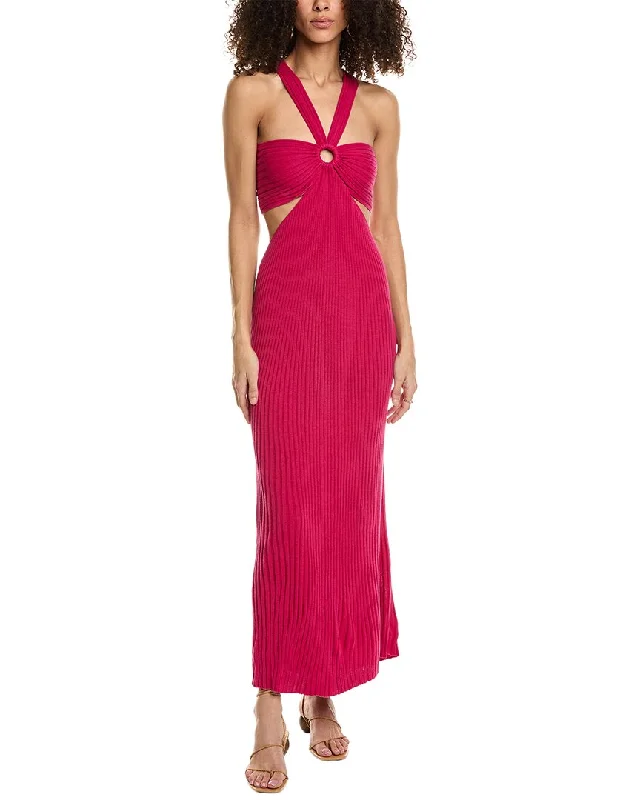 women's bespoke dressesba&sh Cutout Maxi Dress