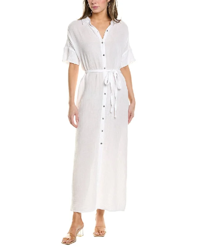 Chic DressMichael Stars Allen Maxi Shirtdress