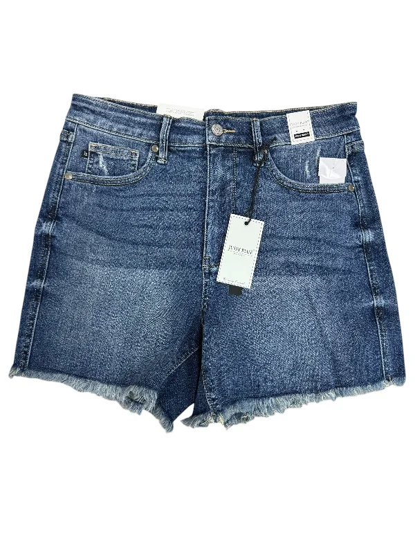 women's corduroy shortsShorts By Judy Blue In Blue Denim, Size: L