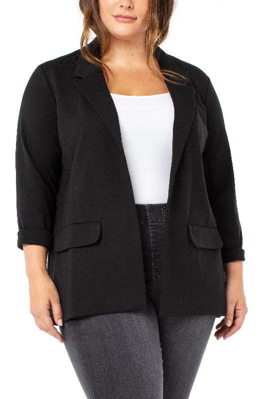 women's low-slung pantsBOYFRIEND BLAZER WITH PRINCESS DART SUPER STRETCH