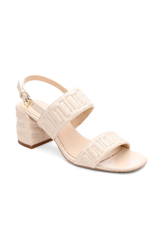 women's mid-rise pantsLAKEWOOD LOGO STITCH SLINGBACK WITH BLOCK HEEL