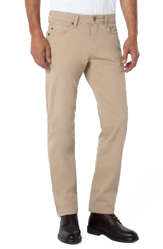 women's nursing pantsREGENT RELAXED STRAIGHT PEACHED COLORED TWILL