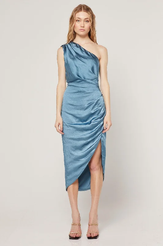 Plunging Neckline DressElliatt Cassini Dress - Blue