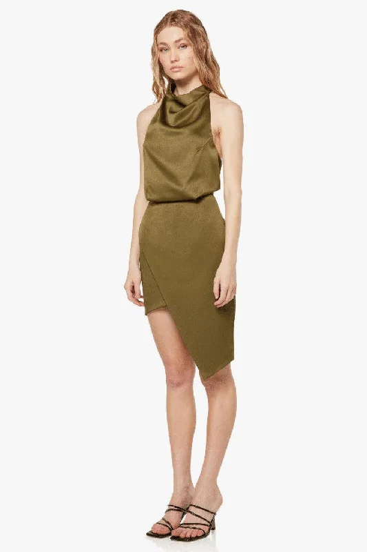 Body-Hugging DressElliatt Camo Dress - Khaki