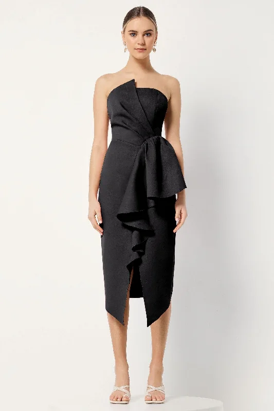 Bow-Tie DressElliatt Reception Dress - Black