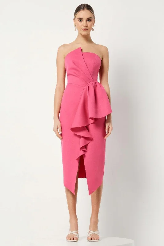 women's formal dressesElliatt Reception Dress - Fuchsia