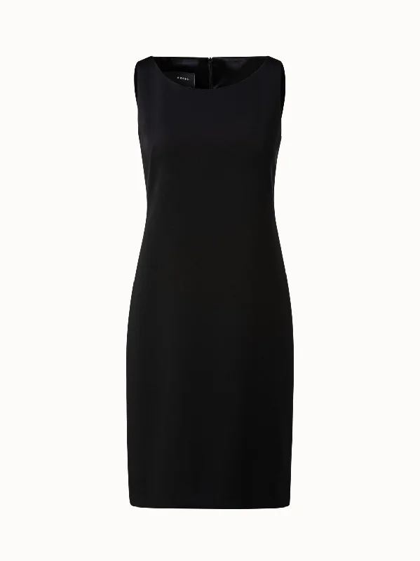 Plus-Size DressSilk Crêpe Stretch Sheath Dress