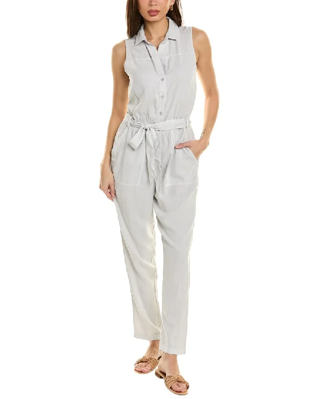 women's fitted jumpsuitsBella Dahl Belted Jumpsuit