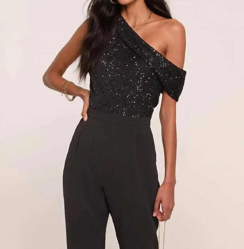 women's jumpsuits for glamorous eveningsDaisy Jumpsuit In Black