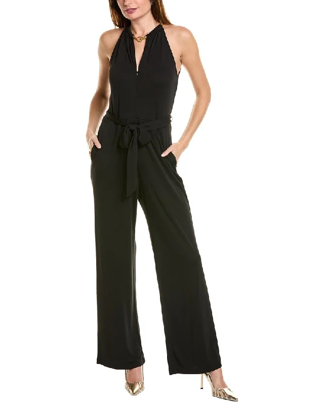 women's jumpsuits for fair-trade practicesElie Tahari Chain Halter Jumpsuit