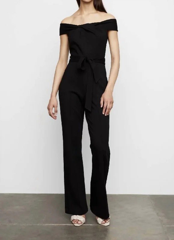 women's chic jumpsuitsIsabella Jumpsuit In Black