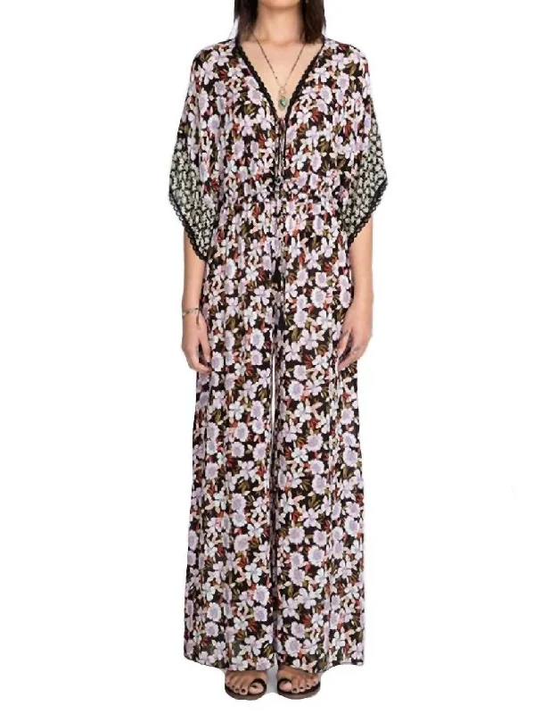 women's jumpsuits for wrinkle-resistant materialsKarisma Mixed Jumpsuit In Multi