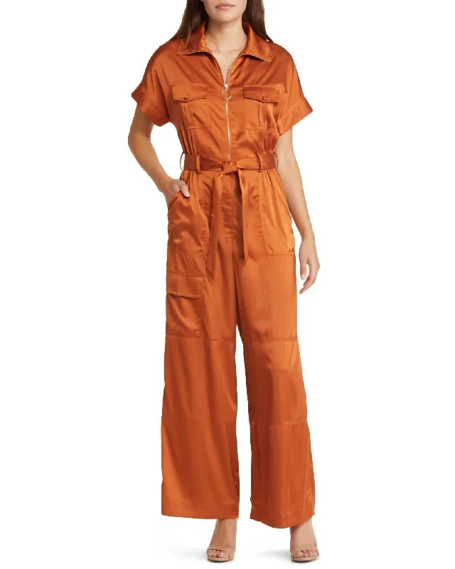 women's glam jumpsuitsKerrigan Jumpsuit In Copper