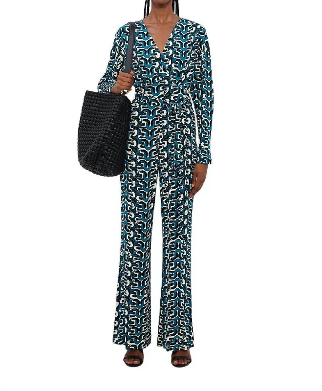 women's jumpsuits with checkered designsMarilou Jumpsuit In Interlock